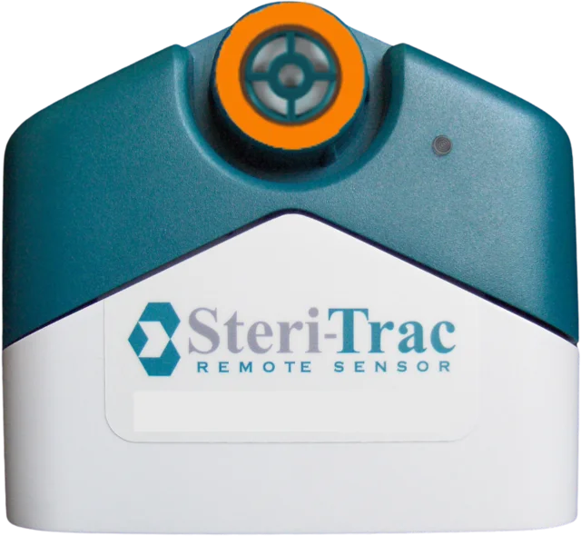 ChemDAQ Steri-Trac remote sensor and sterilant gas monitoring display
