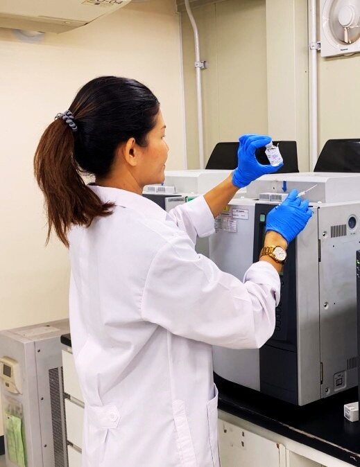 Residual gas testing laboratory
